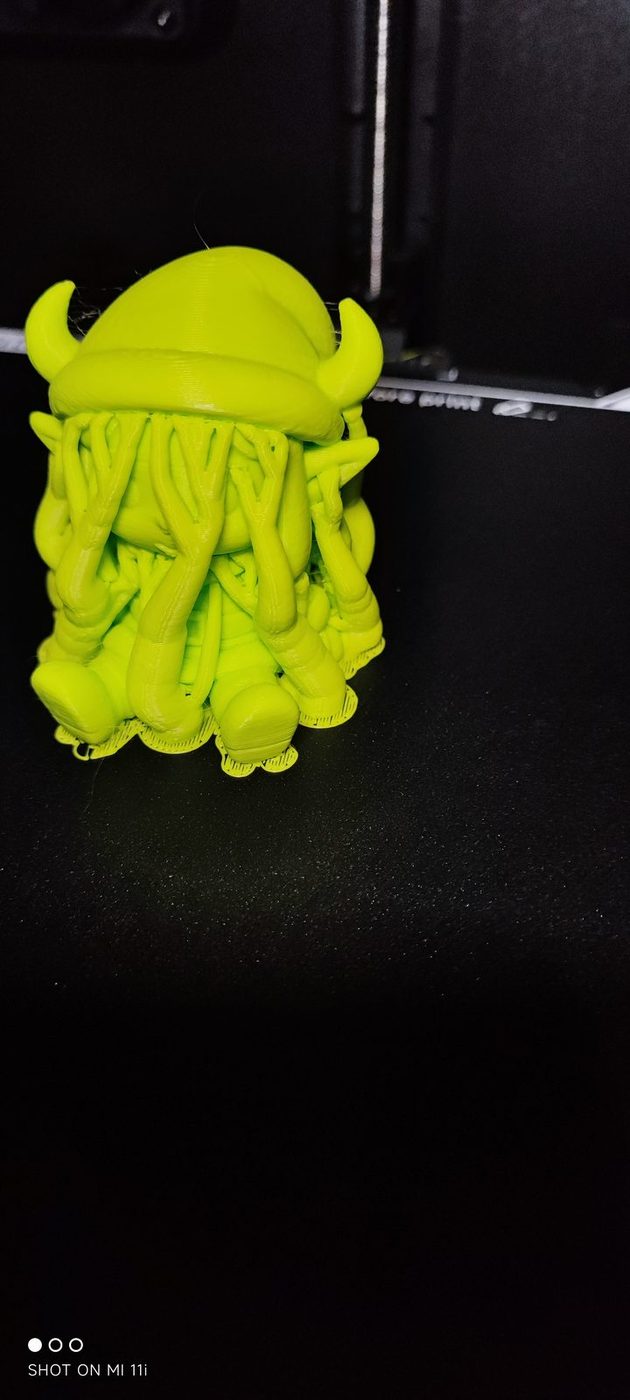 Figurine imprimée en 3D en PETG